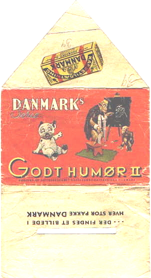 Front of trade card envelope