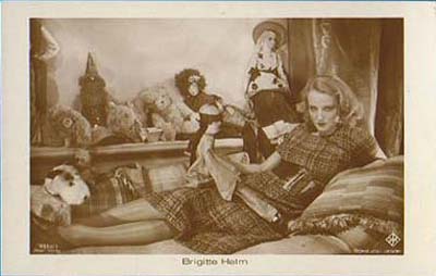 With Brigitte Helm