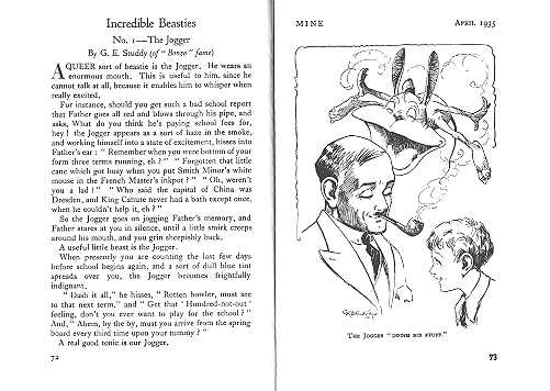 Mine, April 1935 - Incredible Beasties