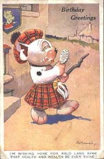 Birthday Greetings. I'm wishing here for Auld Lang Syne . . . .