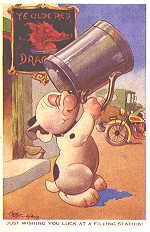 Just wishing you luck at a filling station